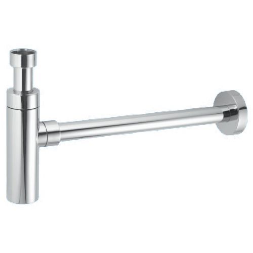 Сифон бутыл. (1 1/4"х32мм) б/выпуска с отв. труб. 32мм и отраж., вых. DN32мм,Хром McAlpine