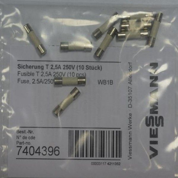 Предохранитель Т 2.5 А 10 шт.