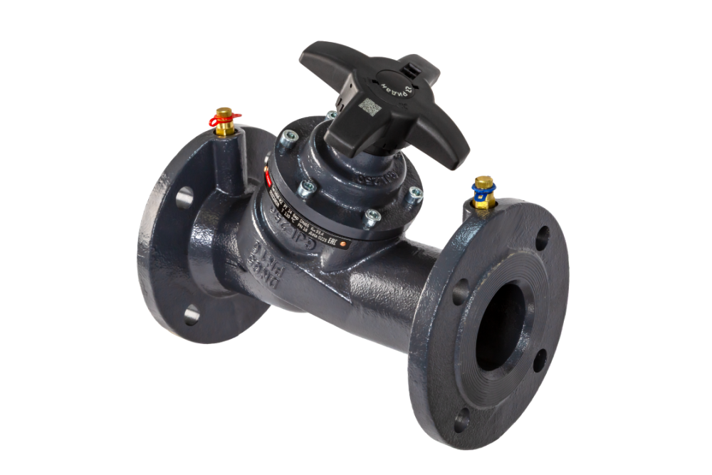 Клапан ручной балансировочный MNF-R2 DN100 , фланцевый, PN16, Tmax 130C, Ридан