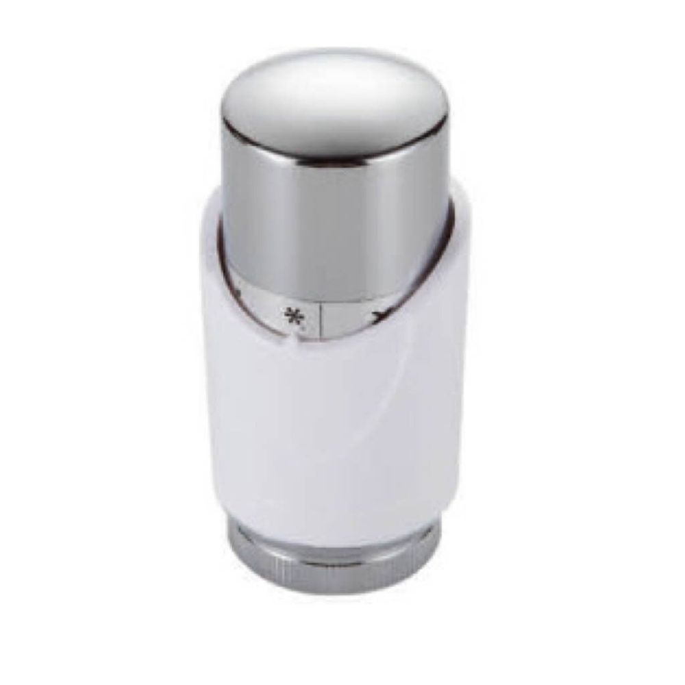 Головка термостатическая жидкостная белая/хром М30х1,5 мм Gappo