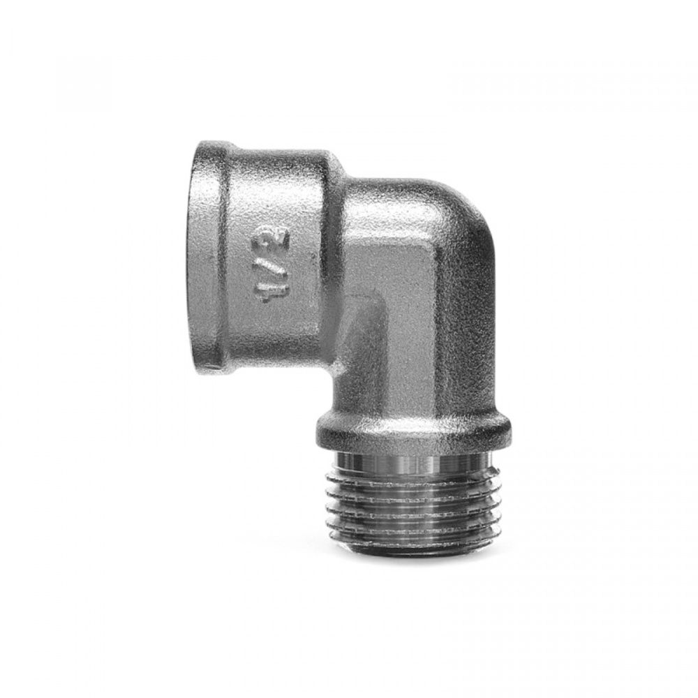 Угольник ВН  1/2х1/2 TIN (олово) Elsen