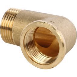 Угольник ВР-НР   1х1 (латунь) STOUT