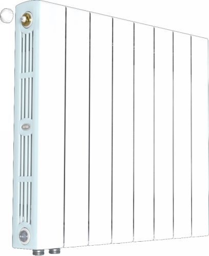 Радиатор биметаллический SUPReMO Ventil 500/90 мм 4 секций (SVL) нижнее слева подключение  Rifar