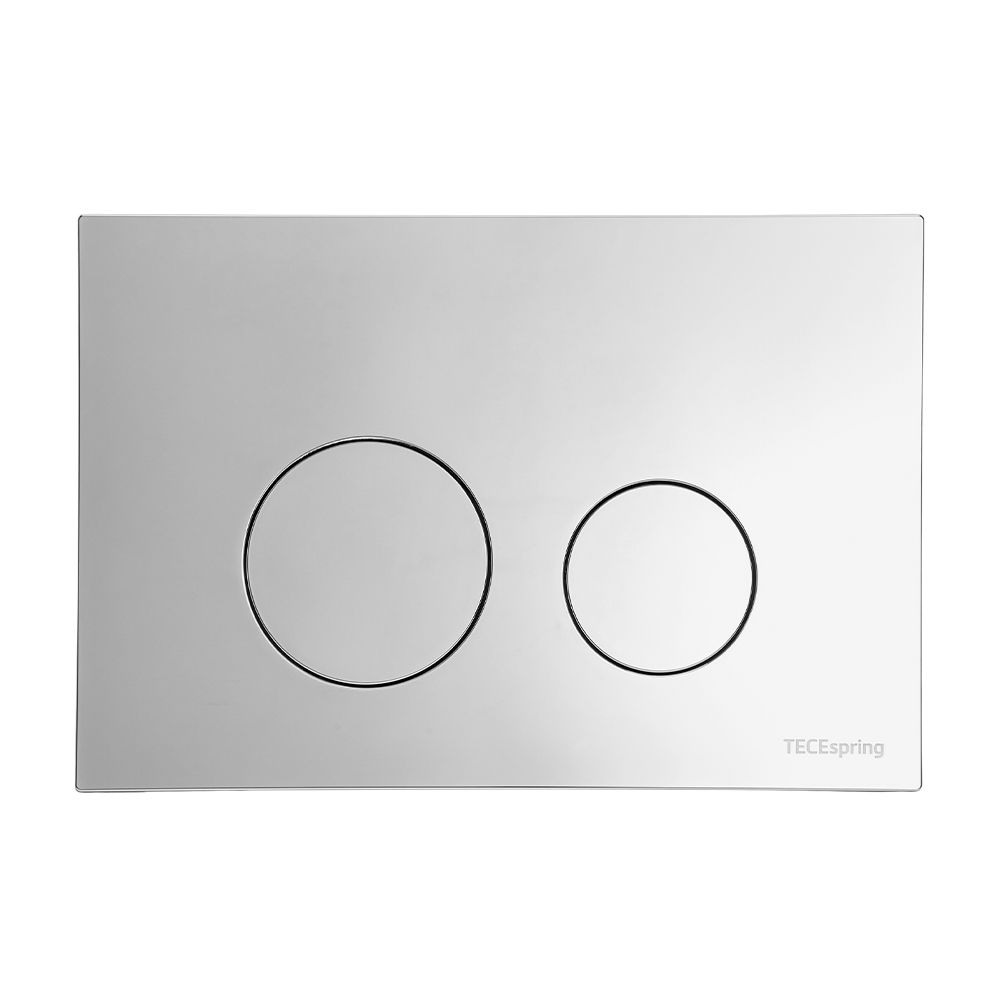 Панель смыва TECEspring loop (круглые клавиши) пластик, хром глянцевый
