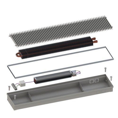 Конвектор Itermic ITTBL 090.220.1600 решетка "серебро"