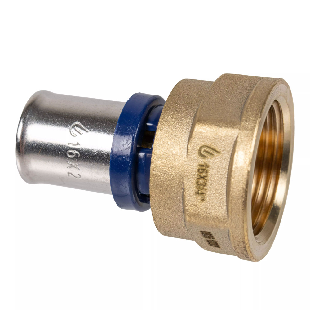 Муфта 20х3/4 ВР латунь MLC Plus, пресс USYSTEMS