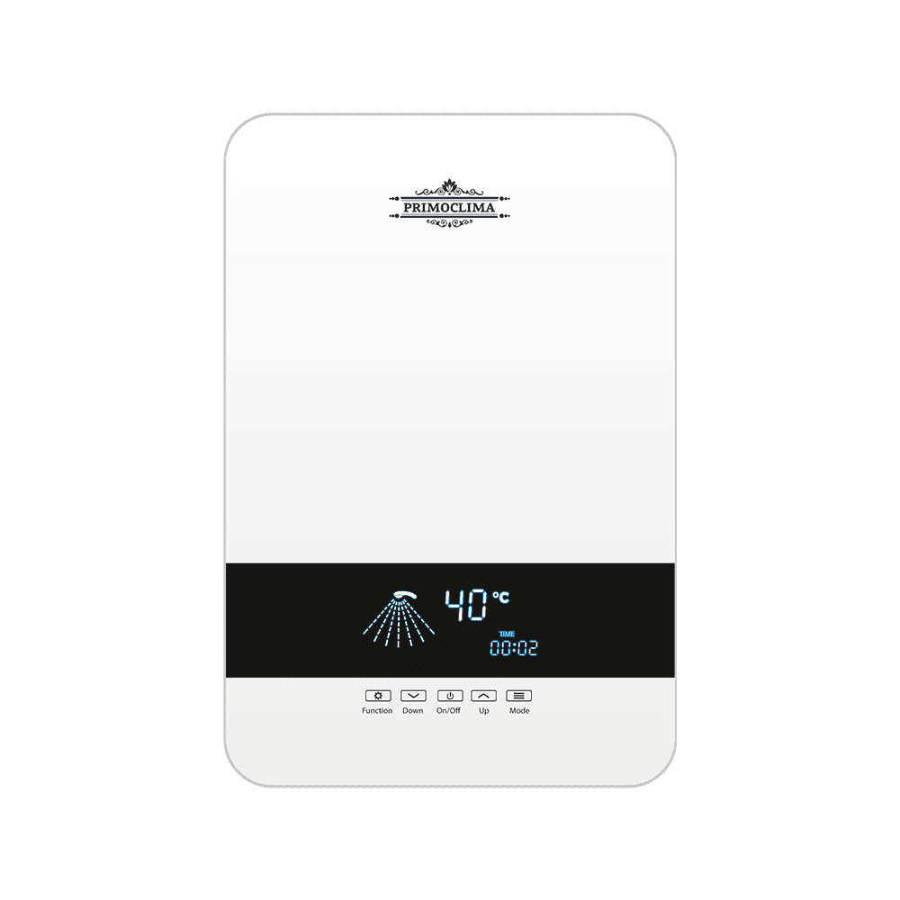 Водонагреватель проточный AQUA 10 кВт, 380 В, серебристый PRIMOCLIMA