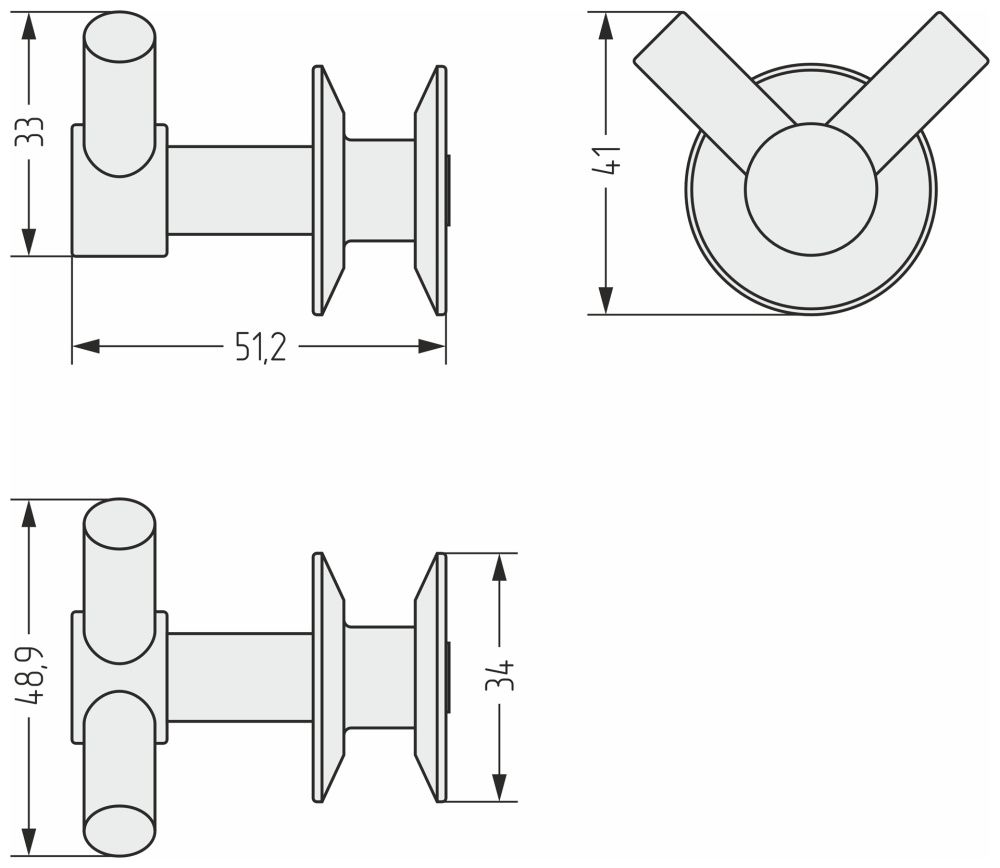 Вешалка ВИКТОРИЯ, Тёмный титан муар, Сунержа