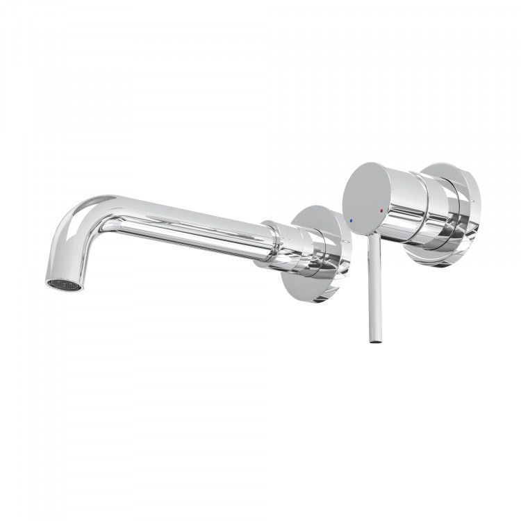 Смеситель для раковины скрытого монтажа VENTAS R раздельный, хром глянцевый, BERGES