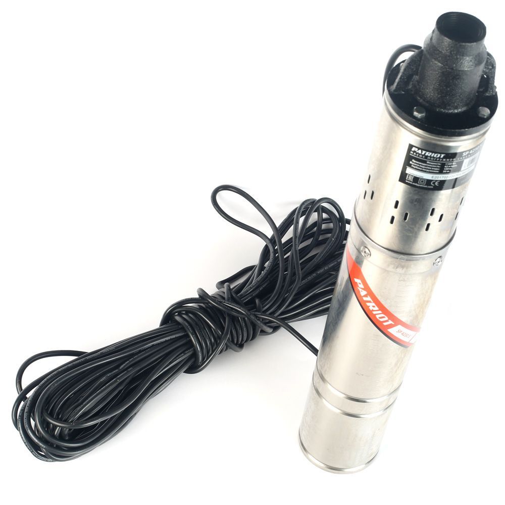 Насос винтовой SP 4250 S, 1100 Вт, 2520 л/час, подъем - 100 м, кабель 26 м PATRIOT