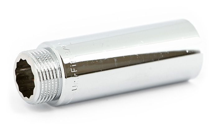 Удлинитель НВ 10ммх1" хром Uni-Fitt