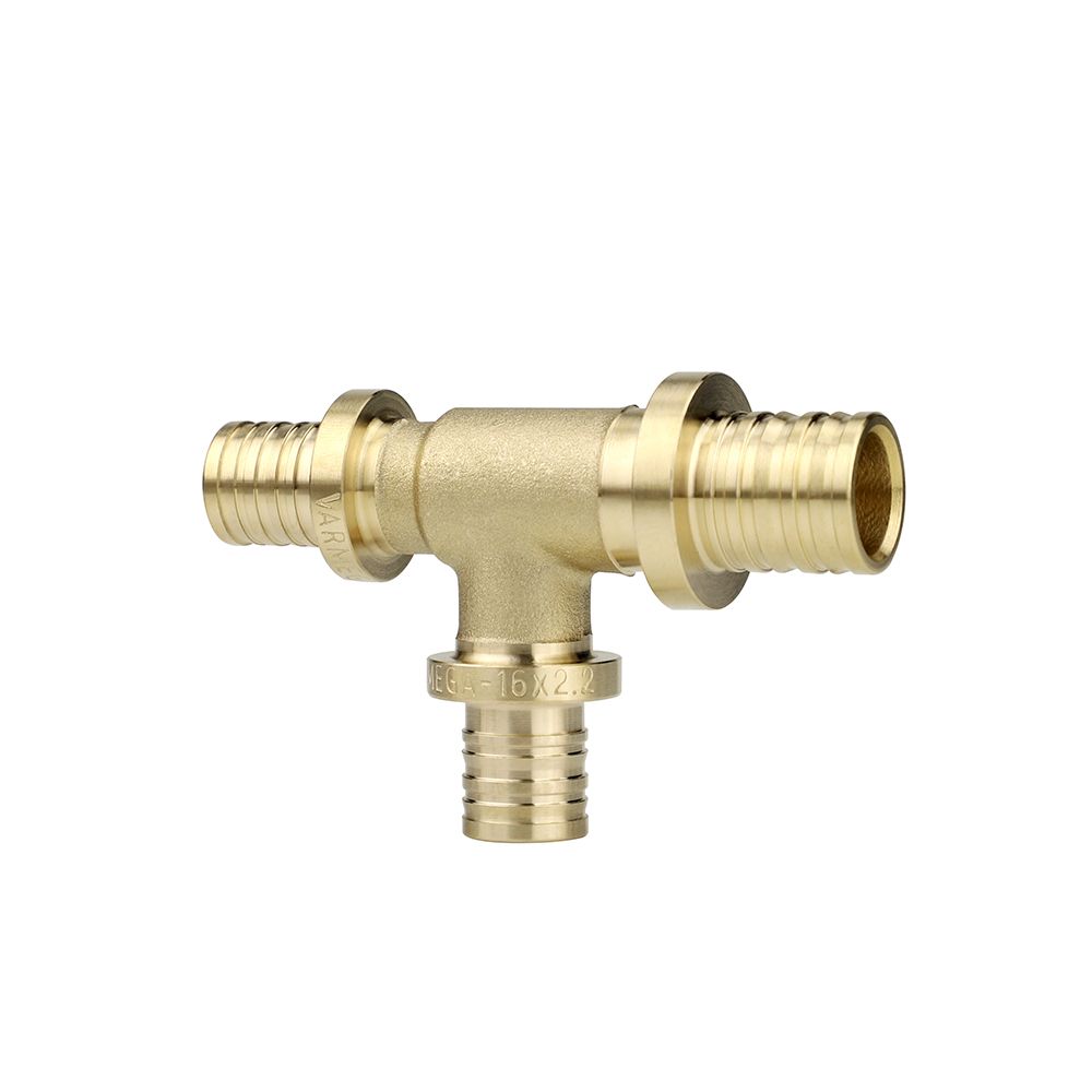 Тройник переходной 25-20-25 латунь Varmega