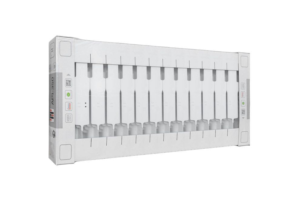 Радиатор алюминиевый 350/90 14 секций Теплоприбор