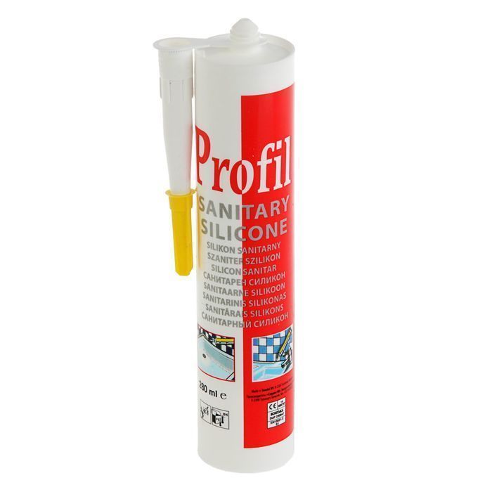Герметик Profil Силикон Санитарный б/ц 270 мл.