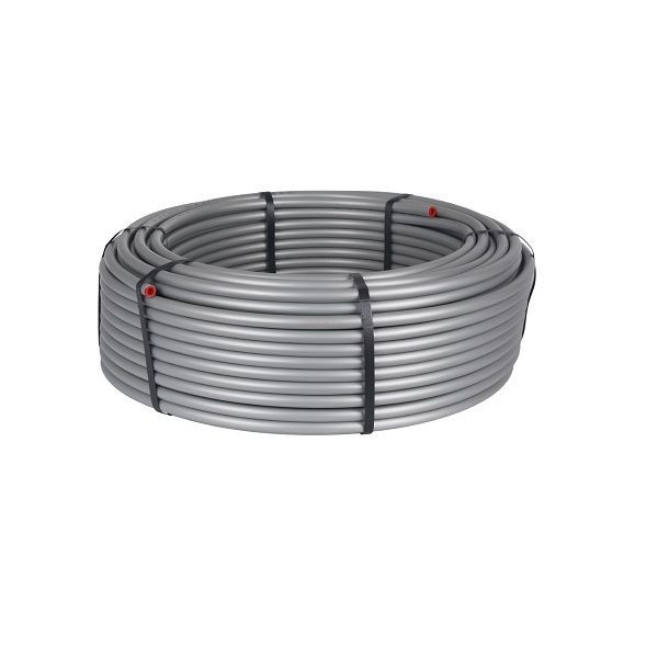 Труба PE-Xc 20x2.9 серая (бухта 100м) stabil STOUT (кратно бухте)