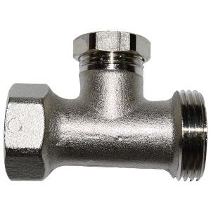 Клапан запорный прямой 1/2"х3/4" ВН, без хвостовика (701311) SR Rubinetterie