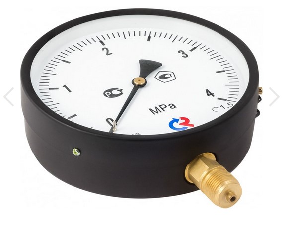 Манометр ТМ-510Р.00 (0..0,6 МПа), G1/2", 100мм, кл.т. 1,5, 150С, радиальный 