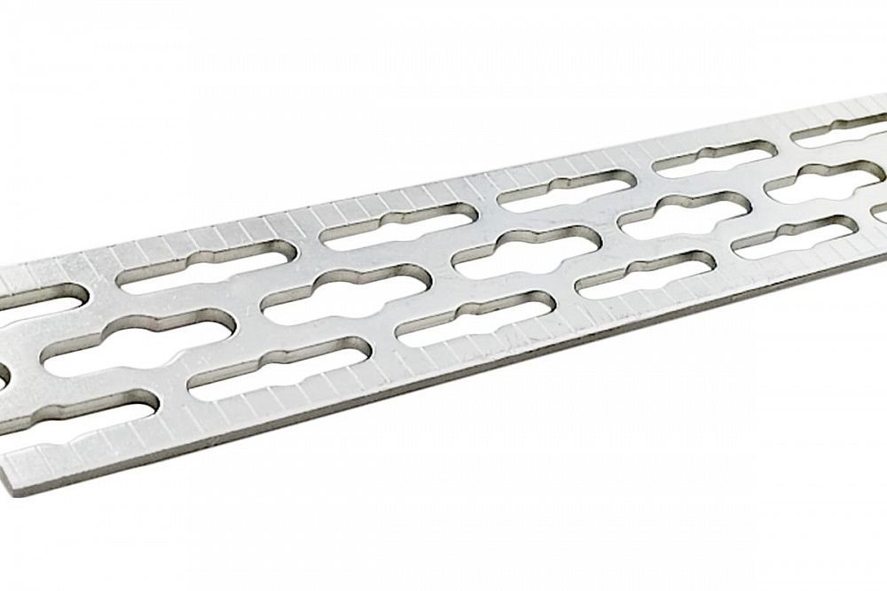 Шина монтажная 1000х50х3, оцинкованная, Хоммет