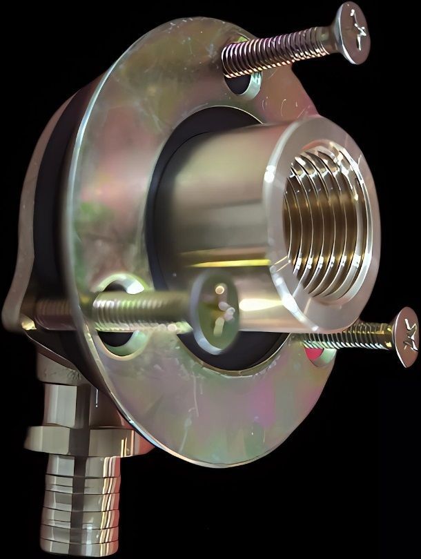 Угол латунный с креплением под гипсокартон 20х1/2 Varmega