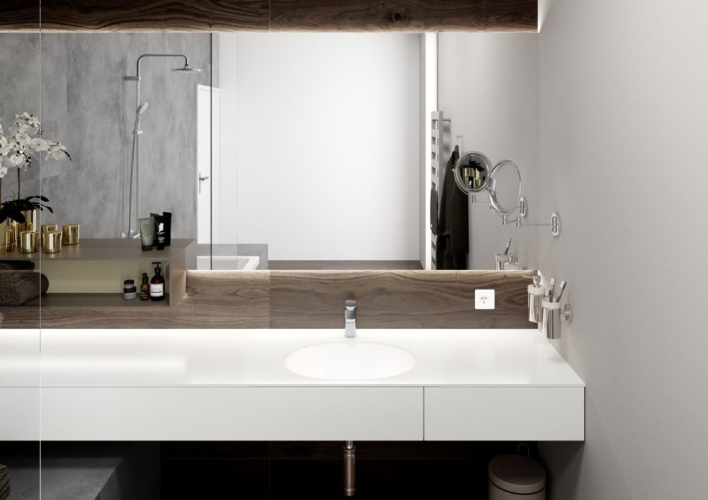Смеситель для раковины Vernis Blend 100,хром, HANSGROHE