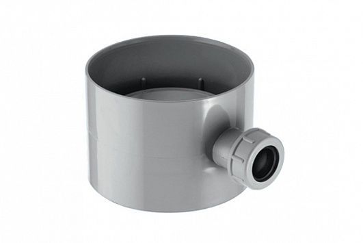 Переход с Ду110 (клеевое соединение) на Ду 19-23мм (компрессионное соединение), серый McAlpine