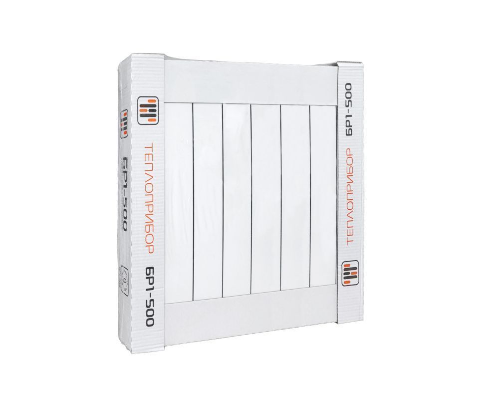 Радиатор биметаллический 500/90 мм 8 секций Теплоприбор