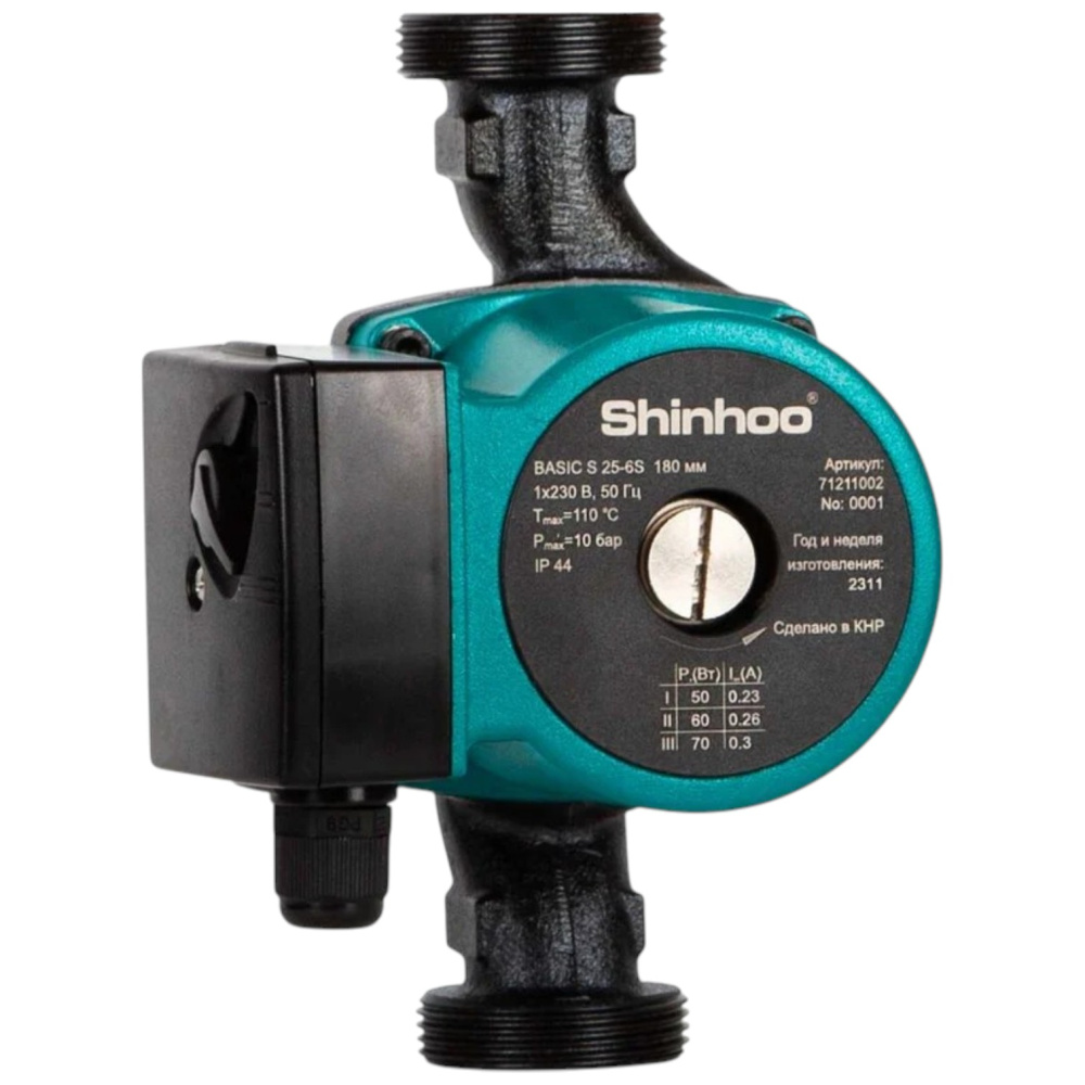 Насос BASIC S 25-6S 1x230V Shinhoo