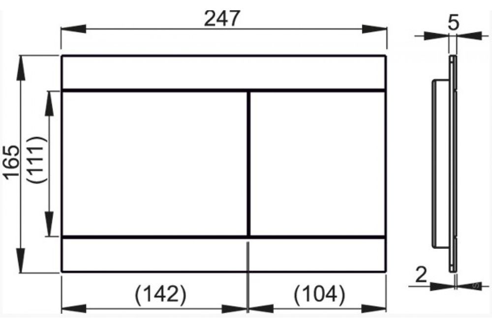 Клавиша alunox-матовая FUN ALCA PLAST