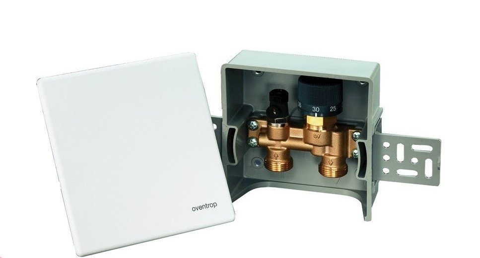 Терморегулятор Unibox E RTL (57mm) с термостатом "Uni RTLH" (по t обратки) Oventrop