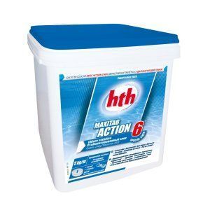 Хлор в двуслойных таблетках MAXITAB ACTION 6 250гр/5 кг (1шт=25м3), hth
