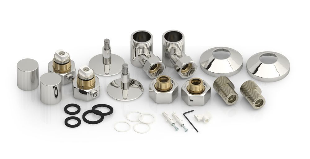 Полотенцесушитель водяной  Аксиома-10 1200х500, нерж. ст., Стилье