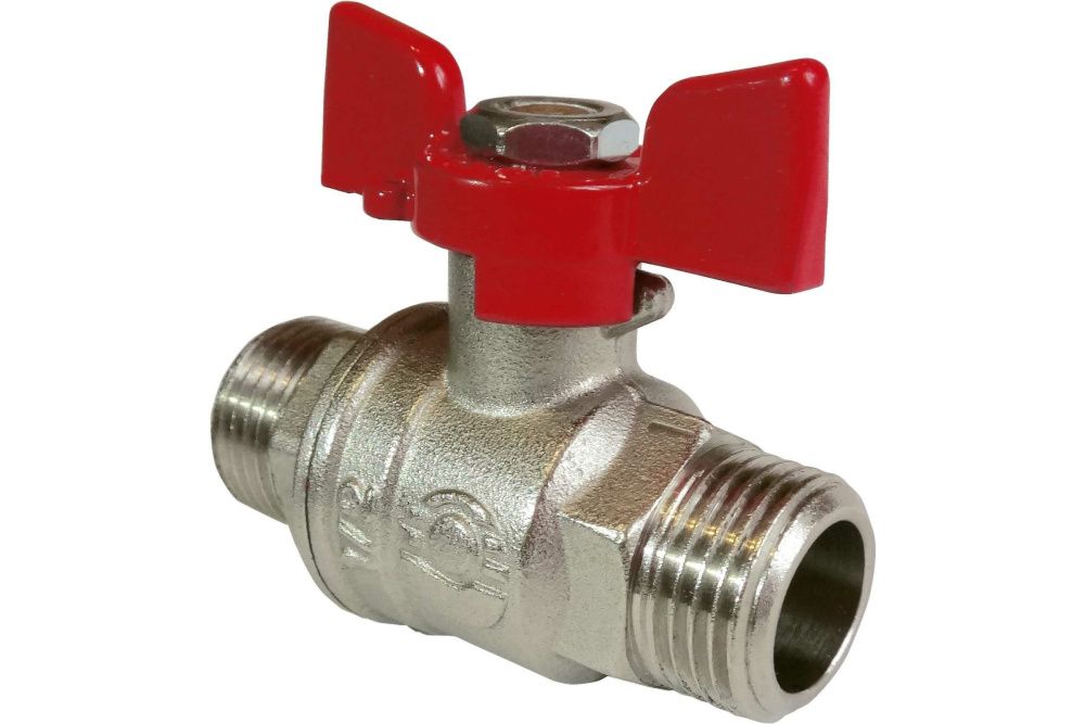 Кран шаровой НР  1/2" (бабочка) Valfex