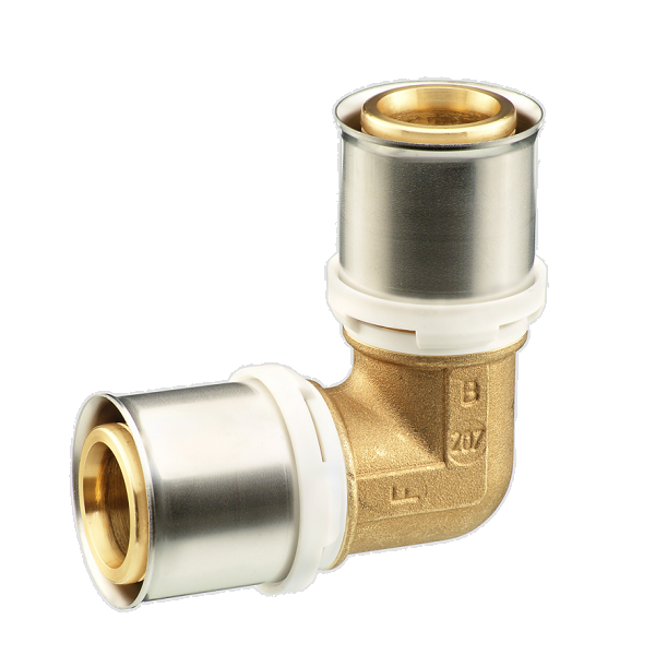 Угольник 90* 32х32 латунь alpex-duo XS Frankische
