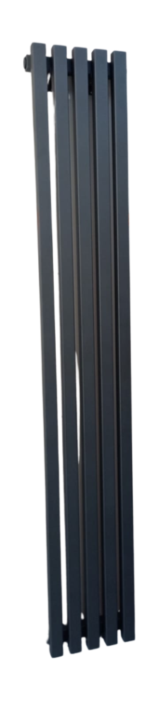 Радиатор QUADRUM 40 V 1750- 5 RAL 1M183SN026 (муар серый темный металлик)