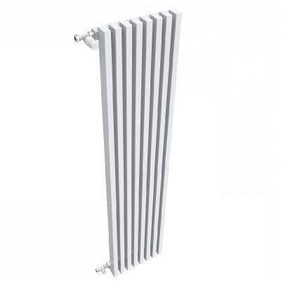 Радиатор QUADRUM 60 V 1250-6 RAL 1Т104S9016 белый муар