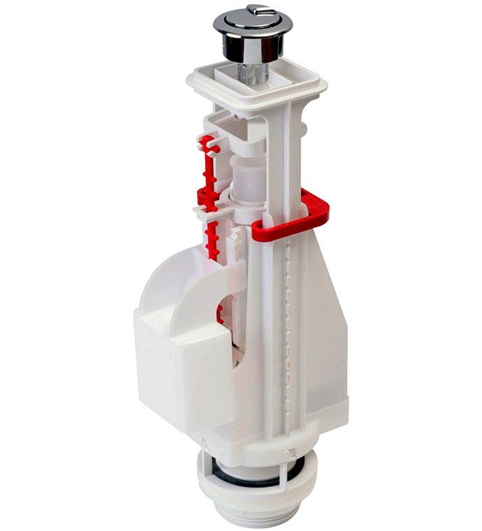 Сливной механизм с двойной кнопкой ALCA PLAST