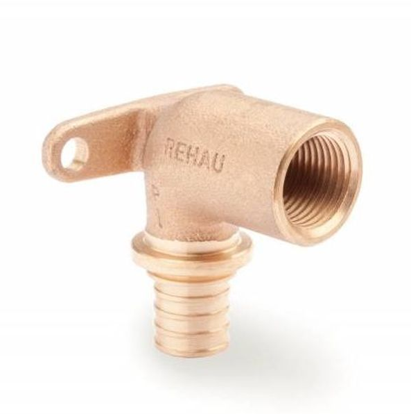 Угол 16-Rp ВР 1/2 (длинный) бронза, настенный RX+ Rehau 