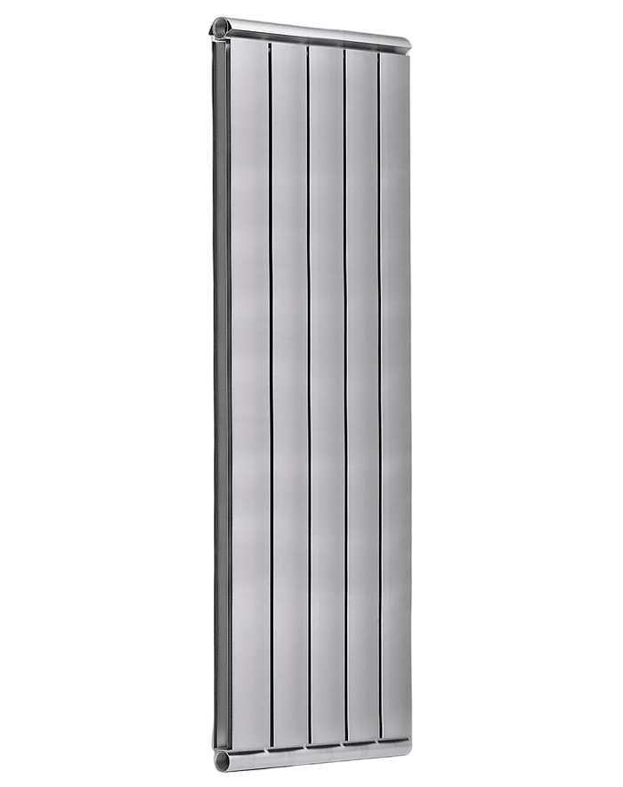 Радиатор Silver В-1800-3секц подкл. нижнее RAL9006 темное серебро Муар (1350Вт)