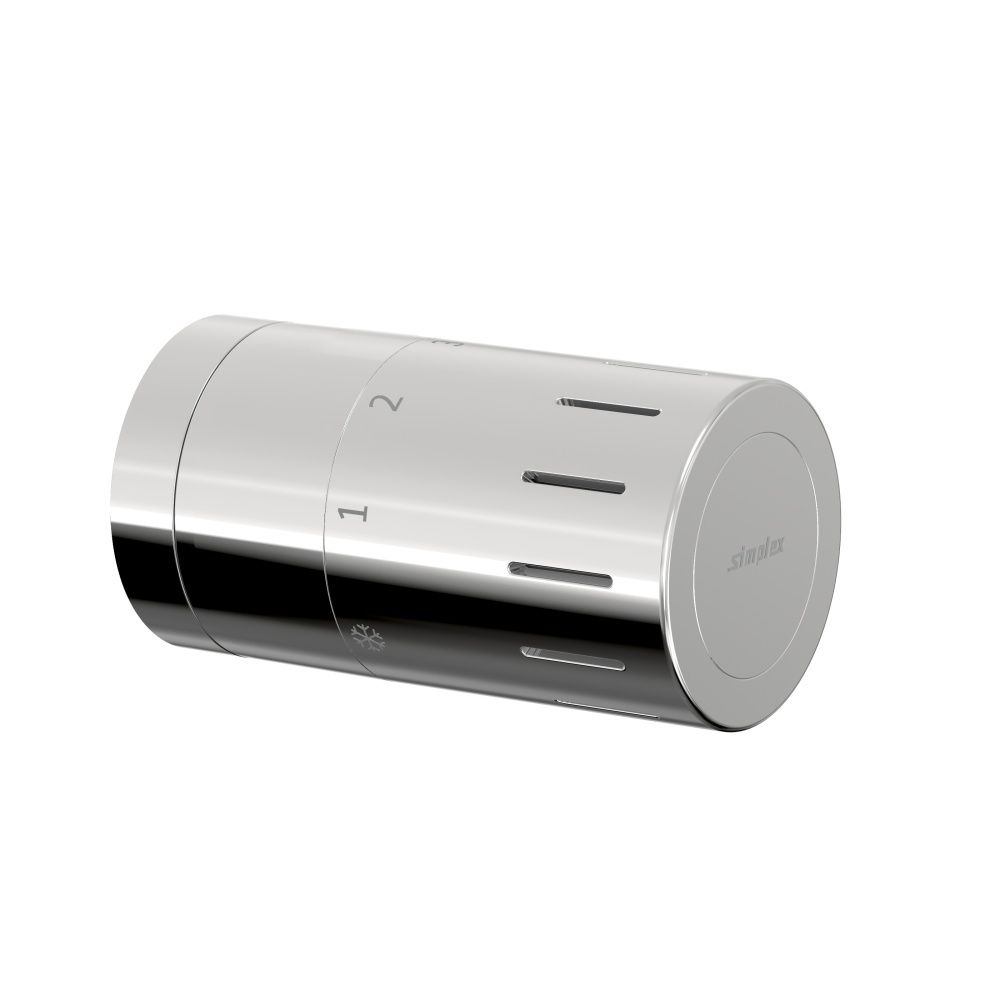 Термостат Design TC-D1 M30х1,5, ХРОМ, с уст.нуля Simplex