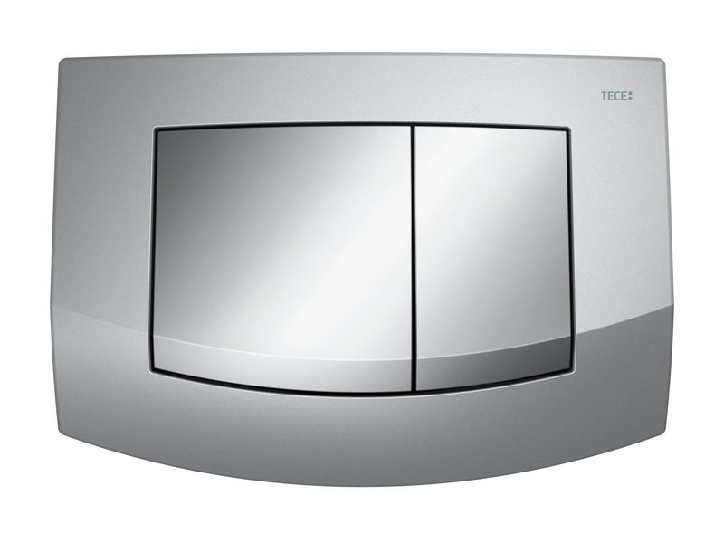 Клавиша TECEambia с 2-мя клавишами, хром матовый, клавиши хром глянец