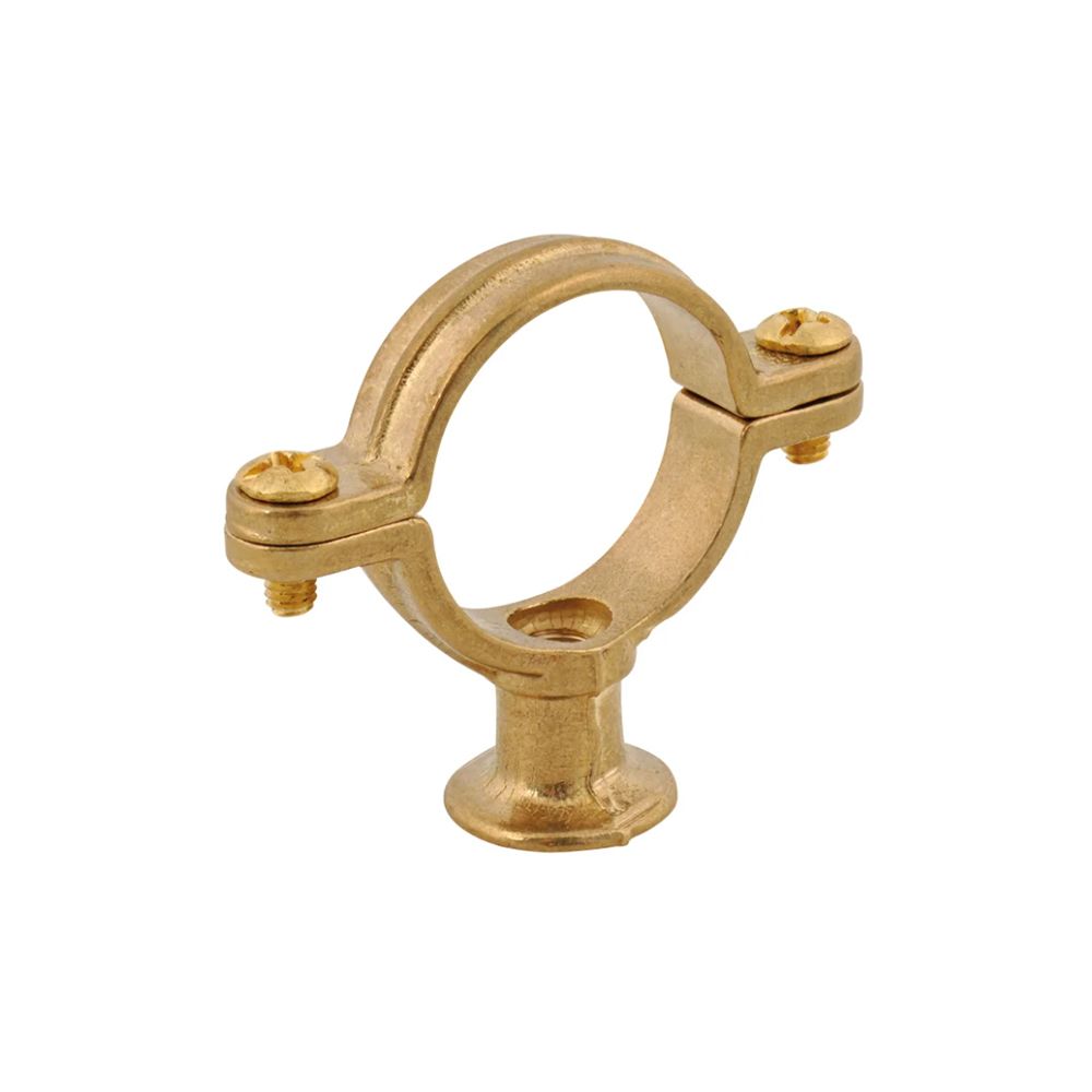 Хомут для труб декоративный М6 15мм латунь Walraven