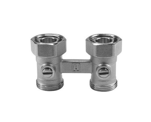 Клапан для компакт-радиаторов (Н-блок) Verafix-VKE прямой DN15, PN10, 3/4", Kvs3,5 внеш. Honeywell