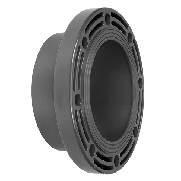 Фланец с адаптором, неразъемный(110) PVC-U 
