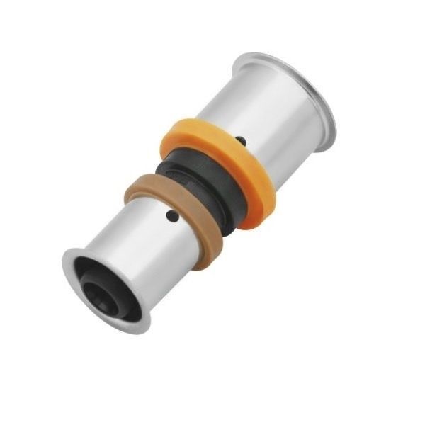 Соединитель двухсторонний 20*2 / 16*2 с пресс-кольцом PPSU Press KAN-therm (распродажа)