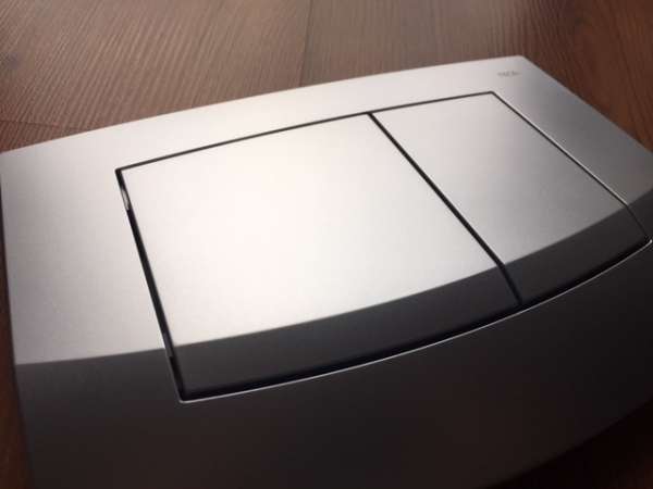 Клавиша TECEambia с 2-мя клавишами, хром матовый