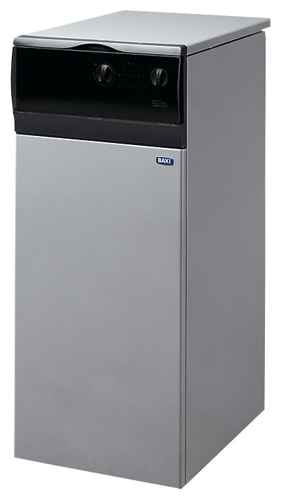 Котел газовый напольный BAXI SLIM 1.150 i 14,9 кВт насос, р. бак, дымоход DN110