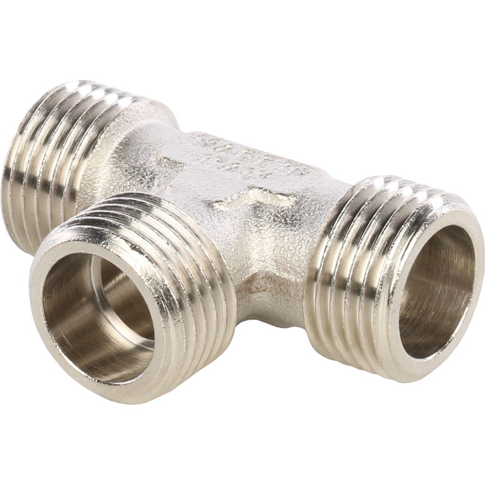Тройник НР  1/2 (никель) Stout