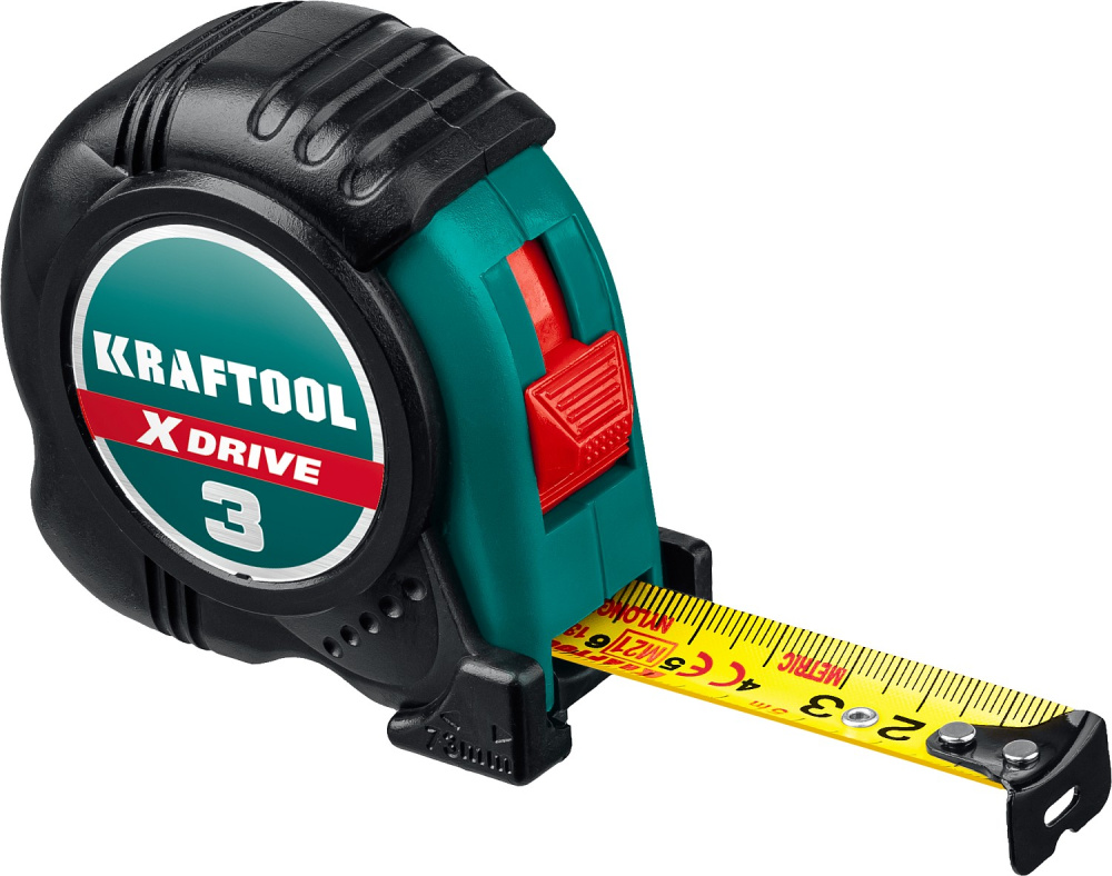 Рулетка 3 м х 19 мм X-Drive KRAFTOOL