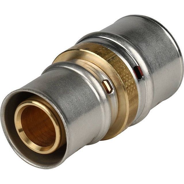 Муфта 32-26 латунь, пресс Stout