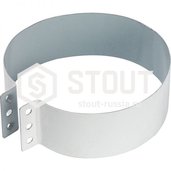 Элемент дымохода 80/80 адаптер для подкл. разд. труб (совместимый с BAXI) STOUT